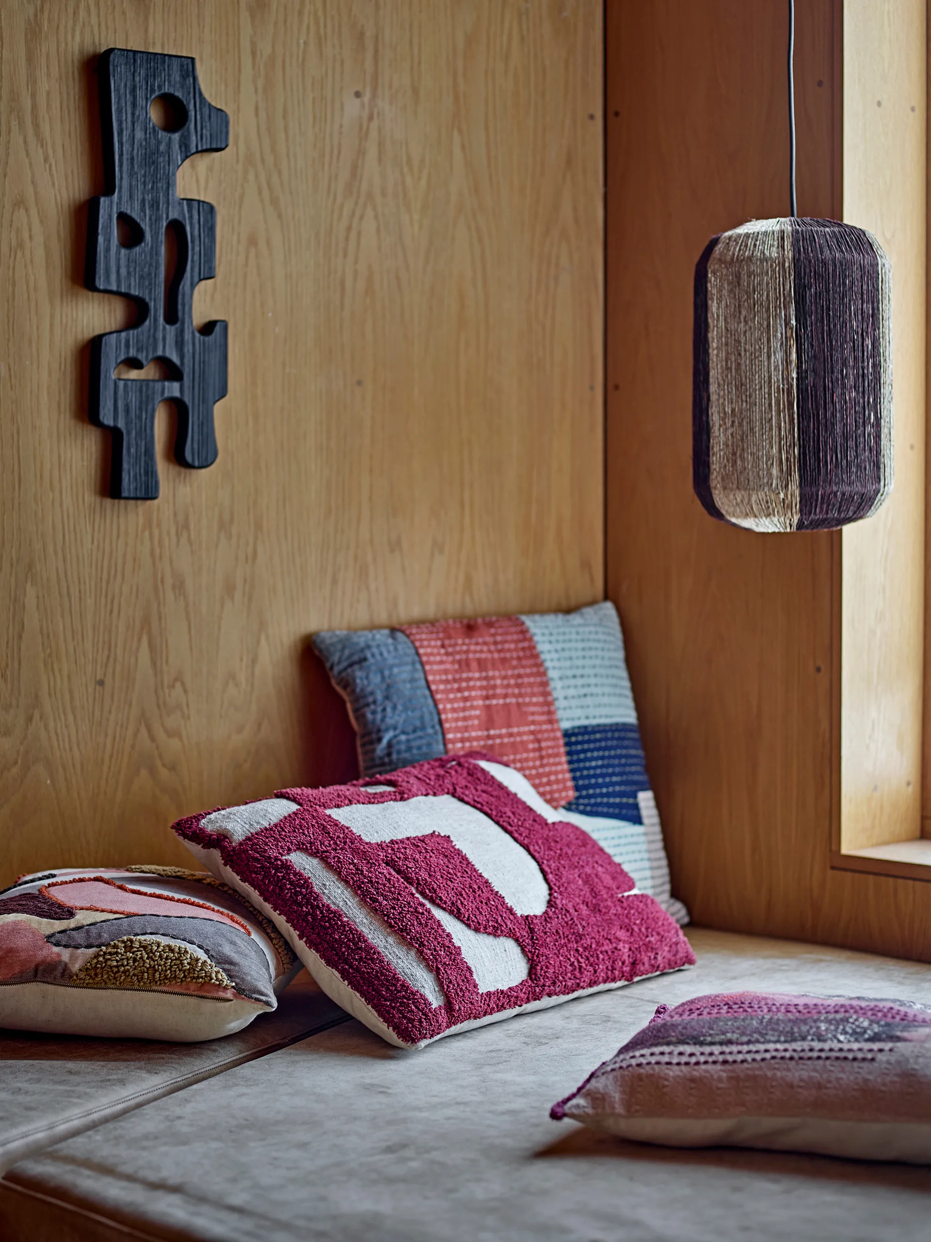 Olica Kissen 60x40 cm, Rot Bloomingville