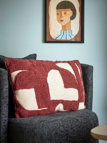 Olica Kissen 60x40 cm - Rot - Bloomingville