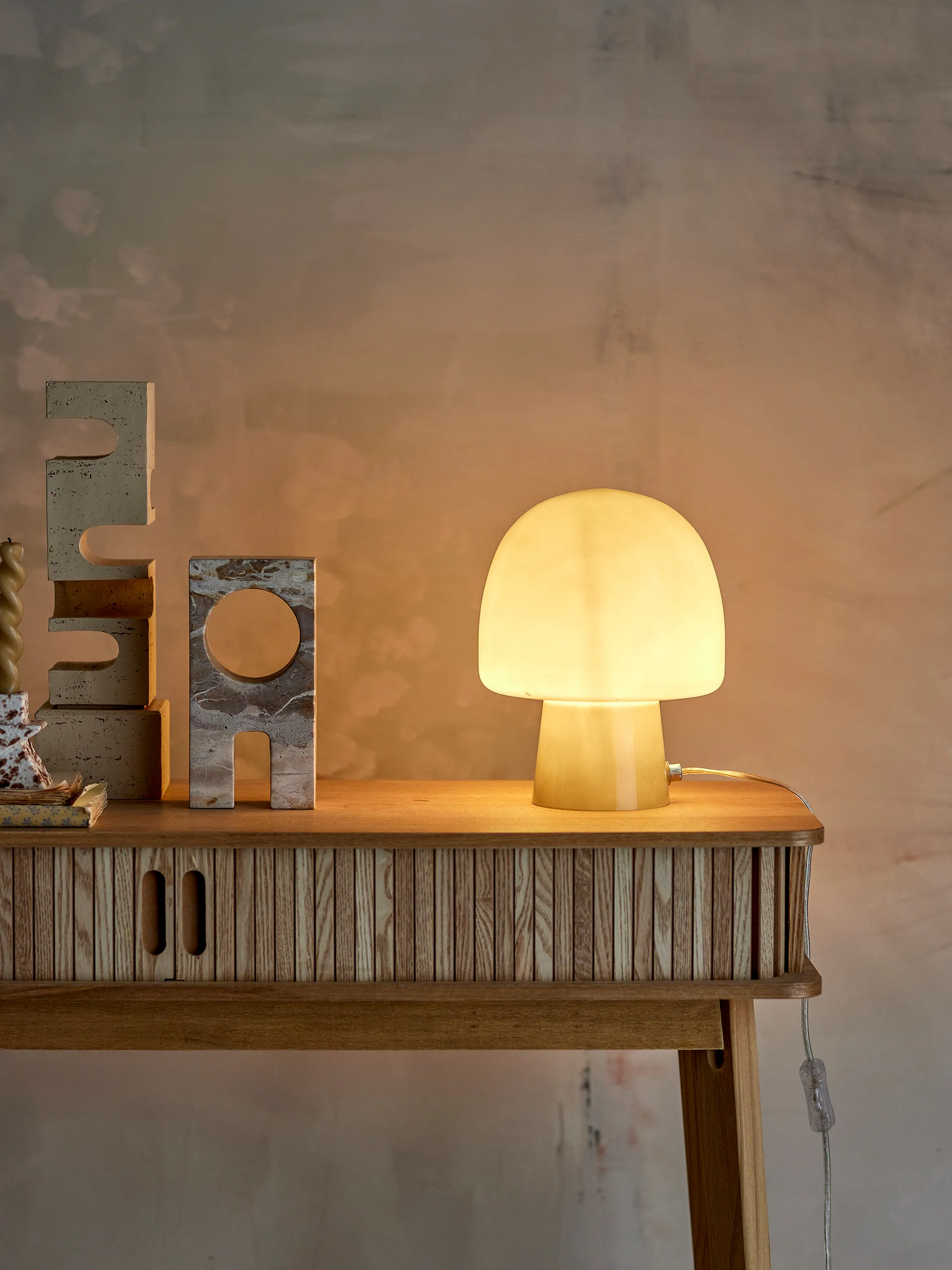 Paddy Tischleuchte Ø20x26,5 cm, Grün Bloomingville