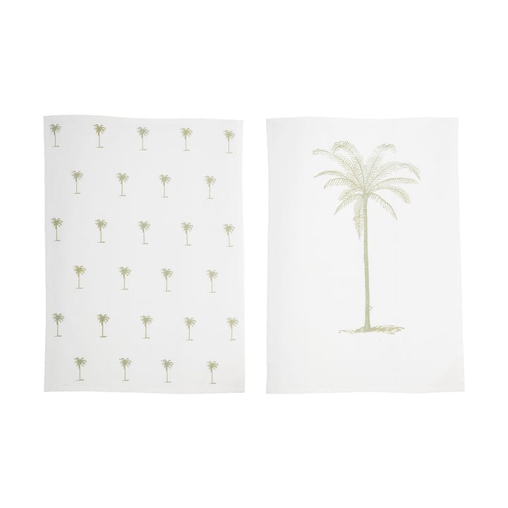 Palm Geschirrtuch 2 Teile 50 x 70cm - undefined - Bloomingville