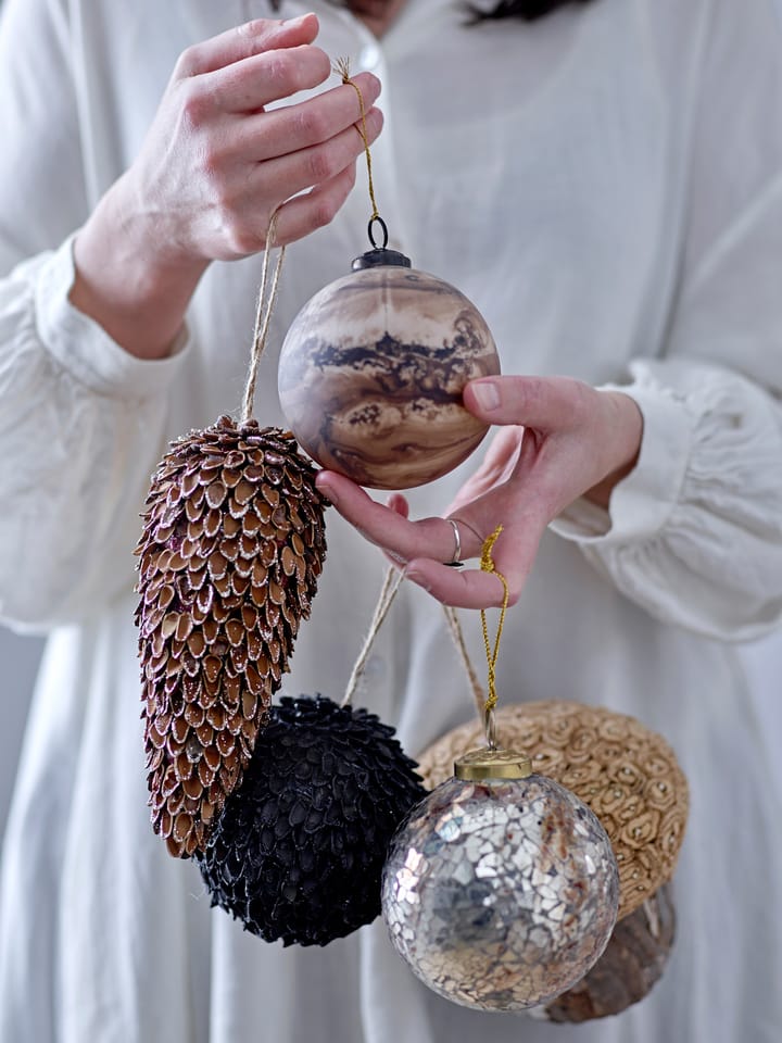 Pavana Zapfen Weihnachtsanhänger, Black Bloomingville