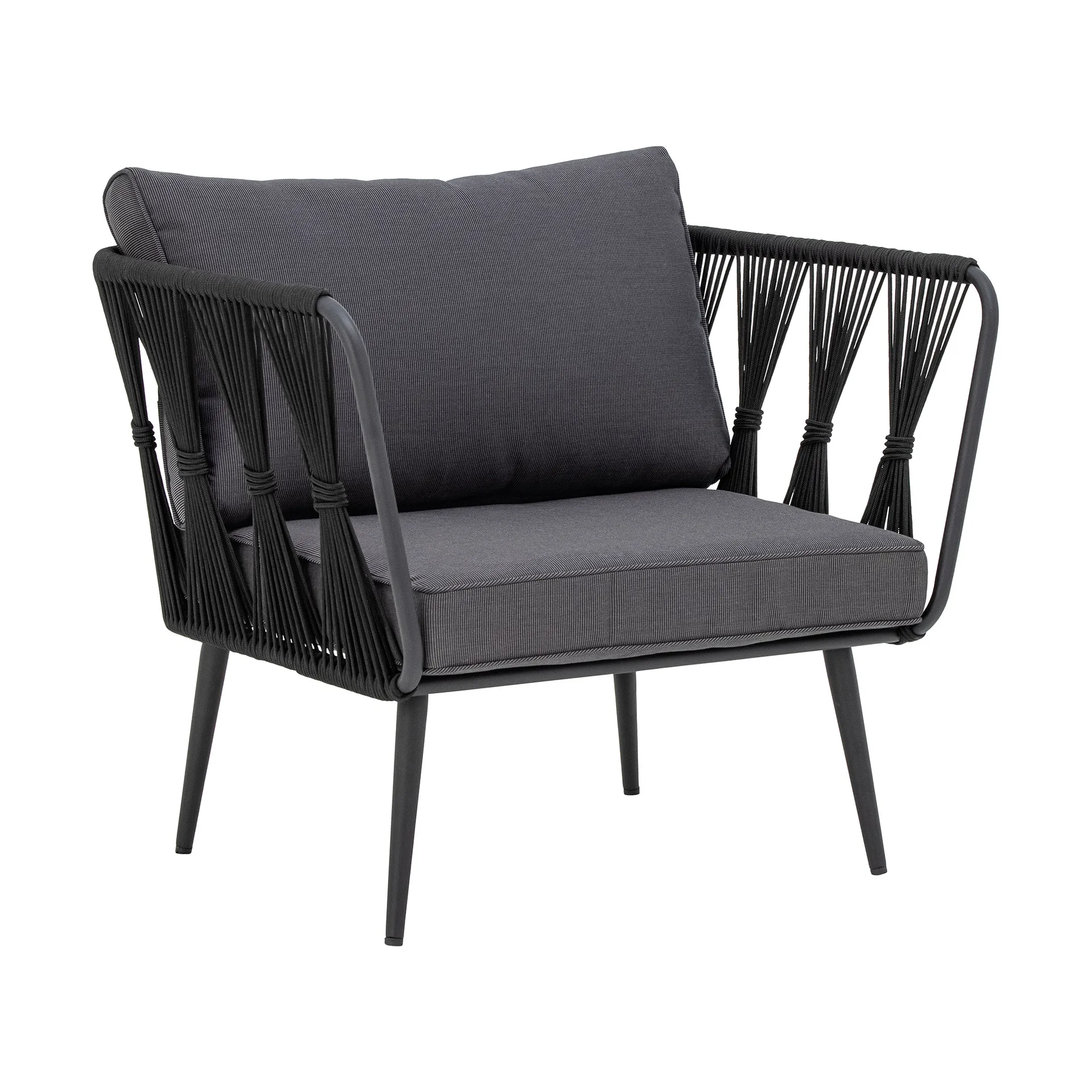 Pavone Loungesessel, Black Bloomingville