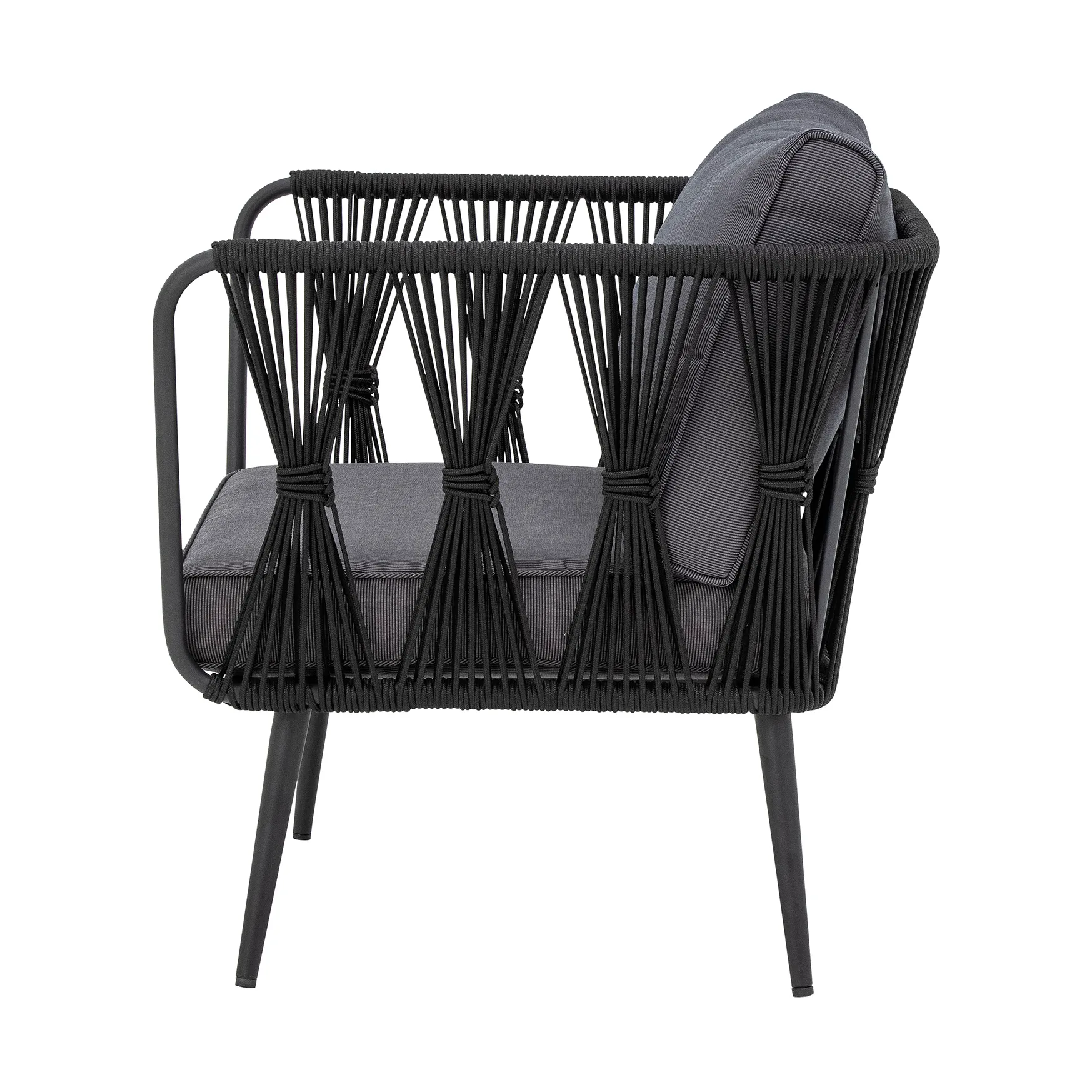 Pavone Loungesessel, Black Bloomingville