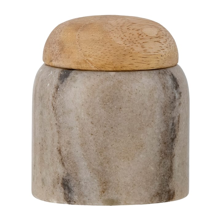 Payana Verwahrungsdose mit Deckel Ø6 x 7cm, Marmor-Mangoholz Bloomingville