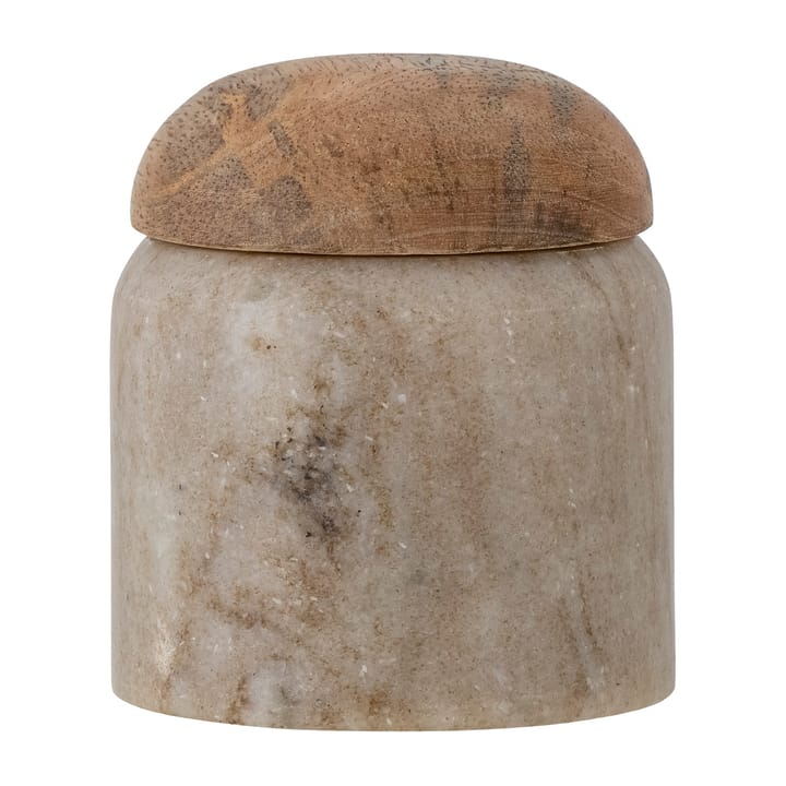 Payana Verwahrungsdose mit Deckel Ø8 x 8cm, Marmor-Mangoholz Bloomingville