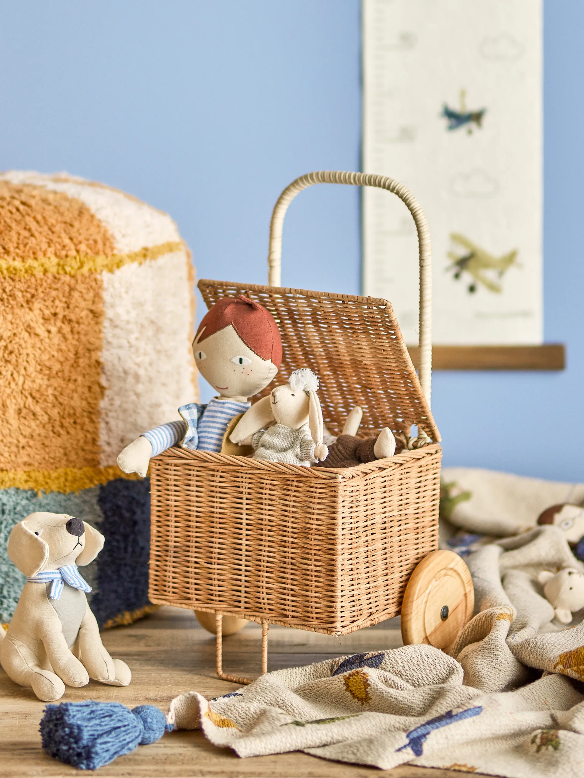 Penny trolley Einkaufswagen, Braun Bloomingville