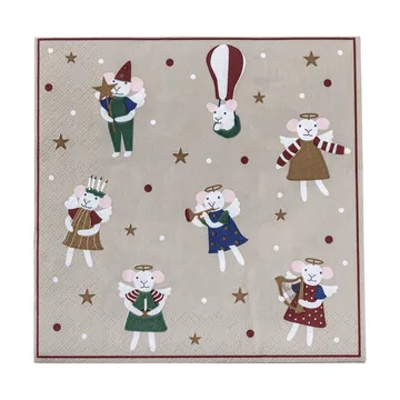 Peo Papierserviette - Multi, 33x33 cm - Bloomingville