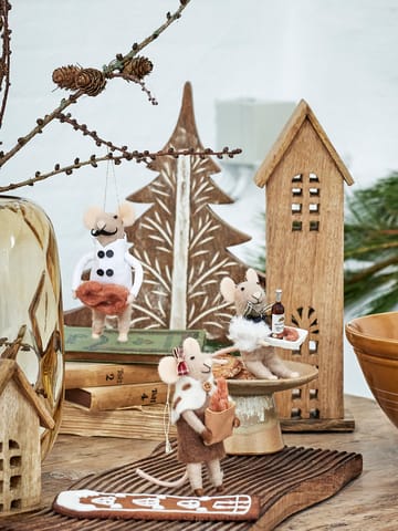 Peo Weihnachtsbaumanhänger Wolle 3 Teile - Natur - Bloomingville