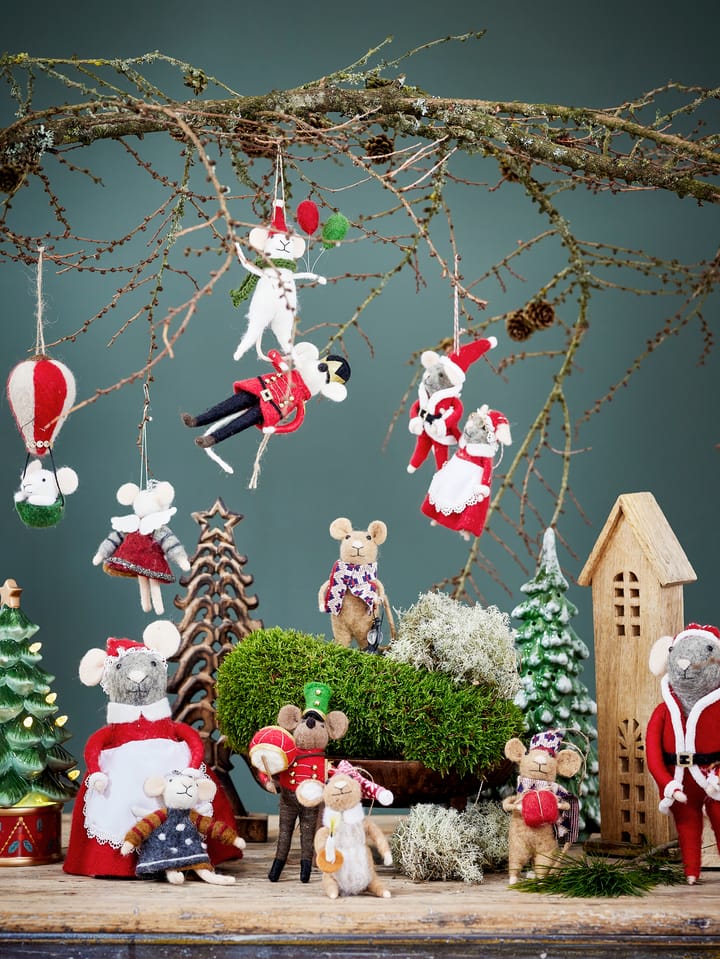 Peo Weihnachtsbaumschmuck Wolle, Weiß Bloomingville