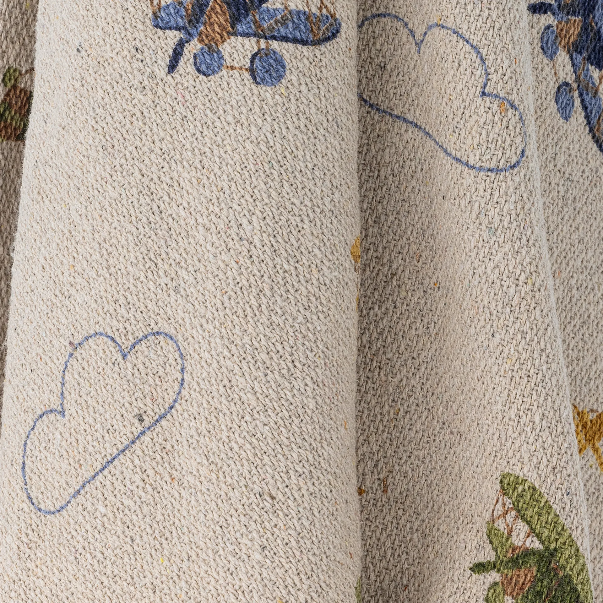 Plane Decke 130x160 cm, Nature Bloomingville