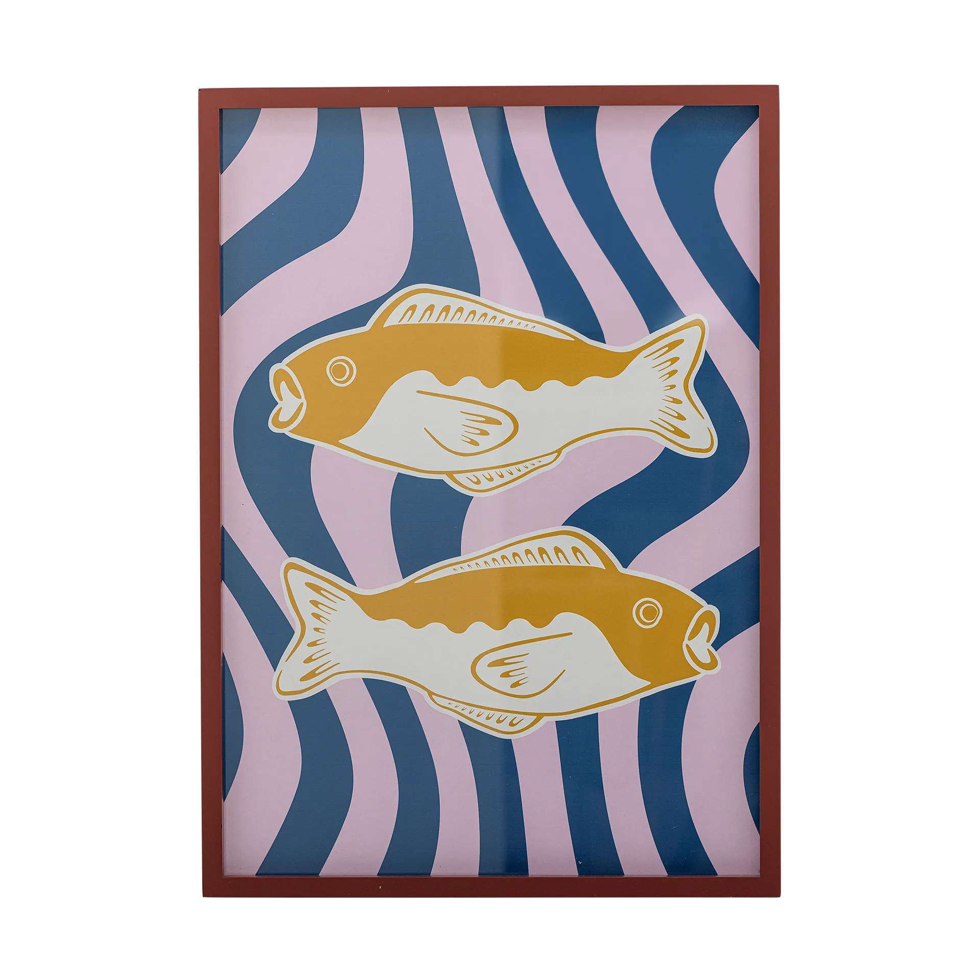 Remy Illustration mit Rahmen 50x70 cm, Rose Bloomingville