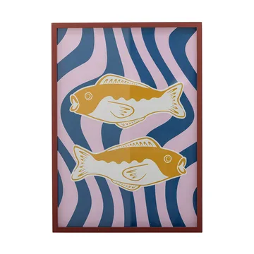 Remy Illustration mit Rahmen 50x70 cm - Rose - Bloomingville