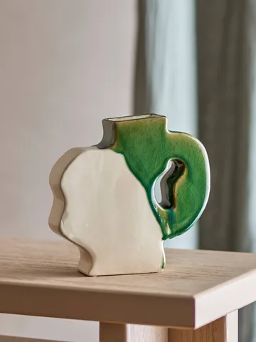 River Vase - Grün, 20,5x20 cm - Bloomingville