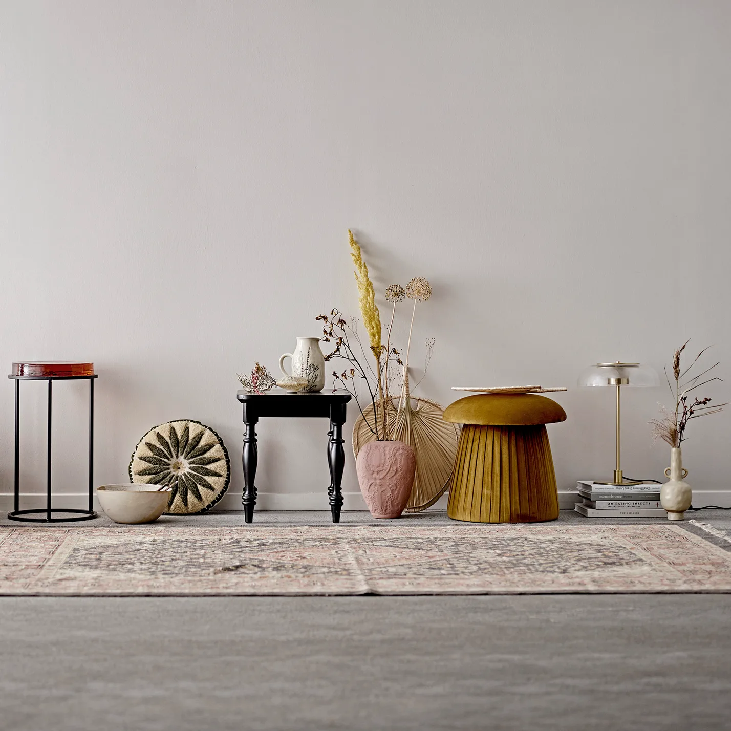 Roberta Pouf Sitzkissen, Braun Bloomingville