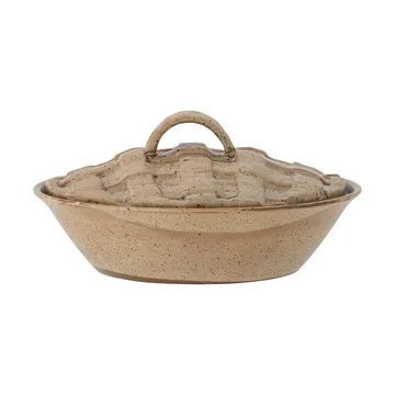 Rozalin Pajform mit Deckel Ø23cm - Braun - Bloomingville