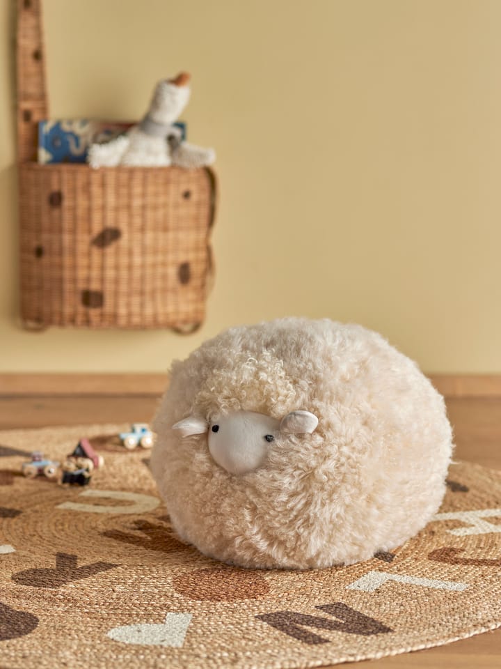 Rubert Kuscheltier 33 cm, Nature lambskin Bloomingville