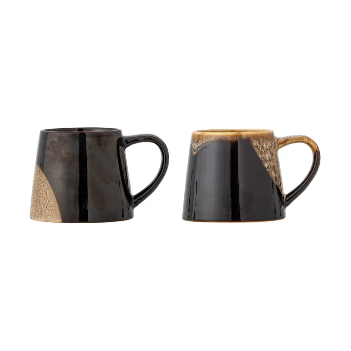 Rye Becher - Brown, 2-teilig - Bloomingville
