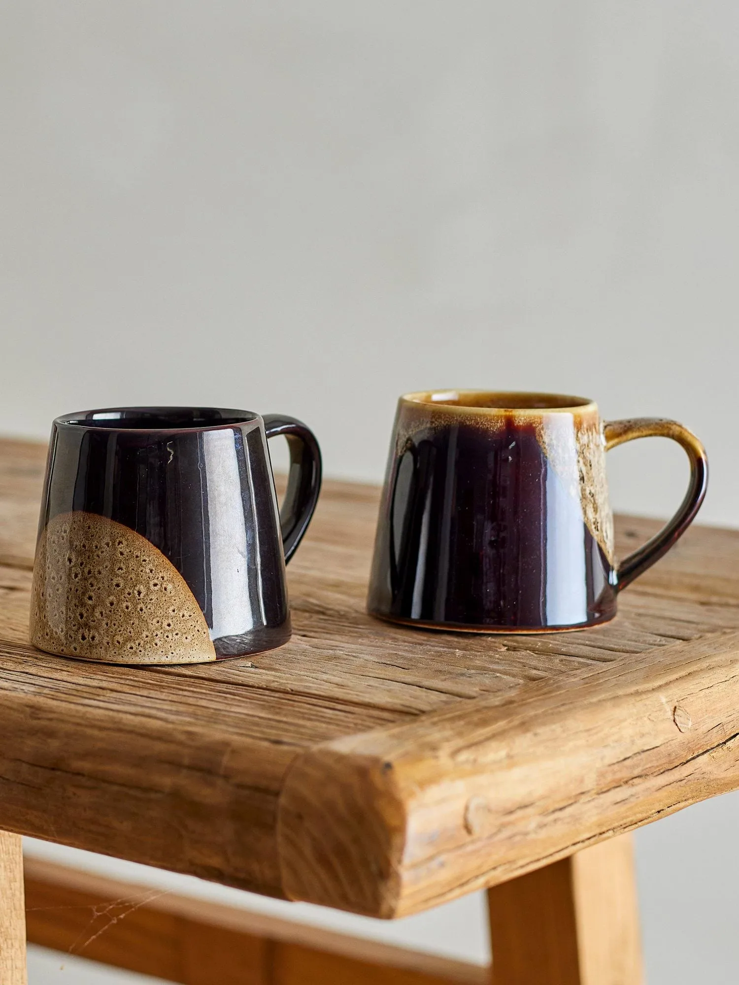 Rye Becher, Brown, 2-teilig Bloomingville