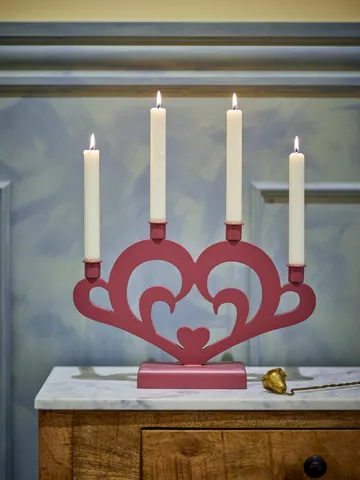 Salia Adventsleuchter - Rot, 36 cm - Bloomingville