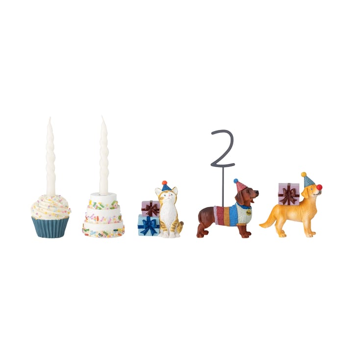 Salve Geburtstagsdekoration 15 Teile, Multi Bloomingville
