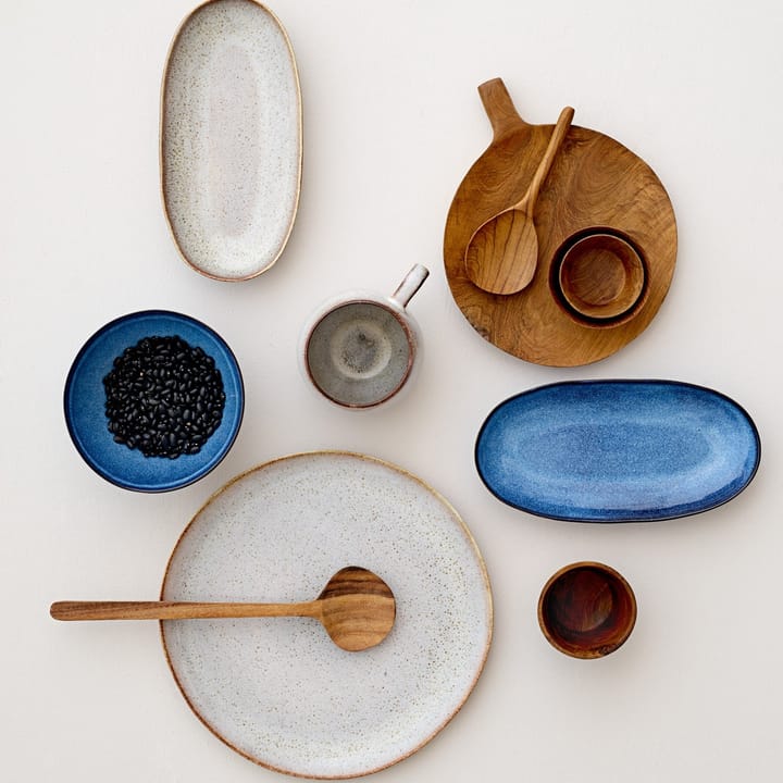 Sandrine Servierteller klein, Hellgrau Bloomingville