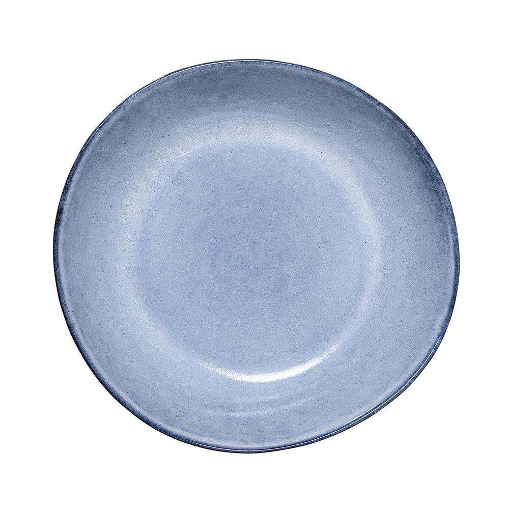 Sandrine tiefer Teller, Blau Bloomingville