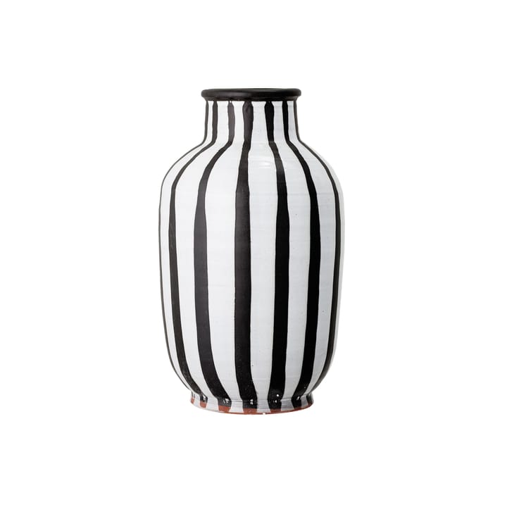 Schila Vase Terrakotta 44cm - Schwarz-weiß - Bloomingville