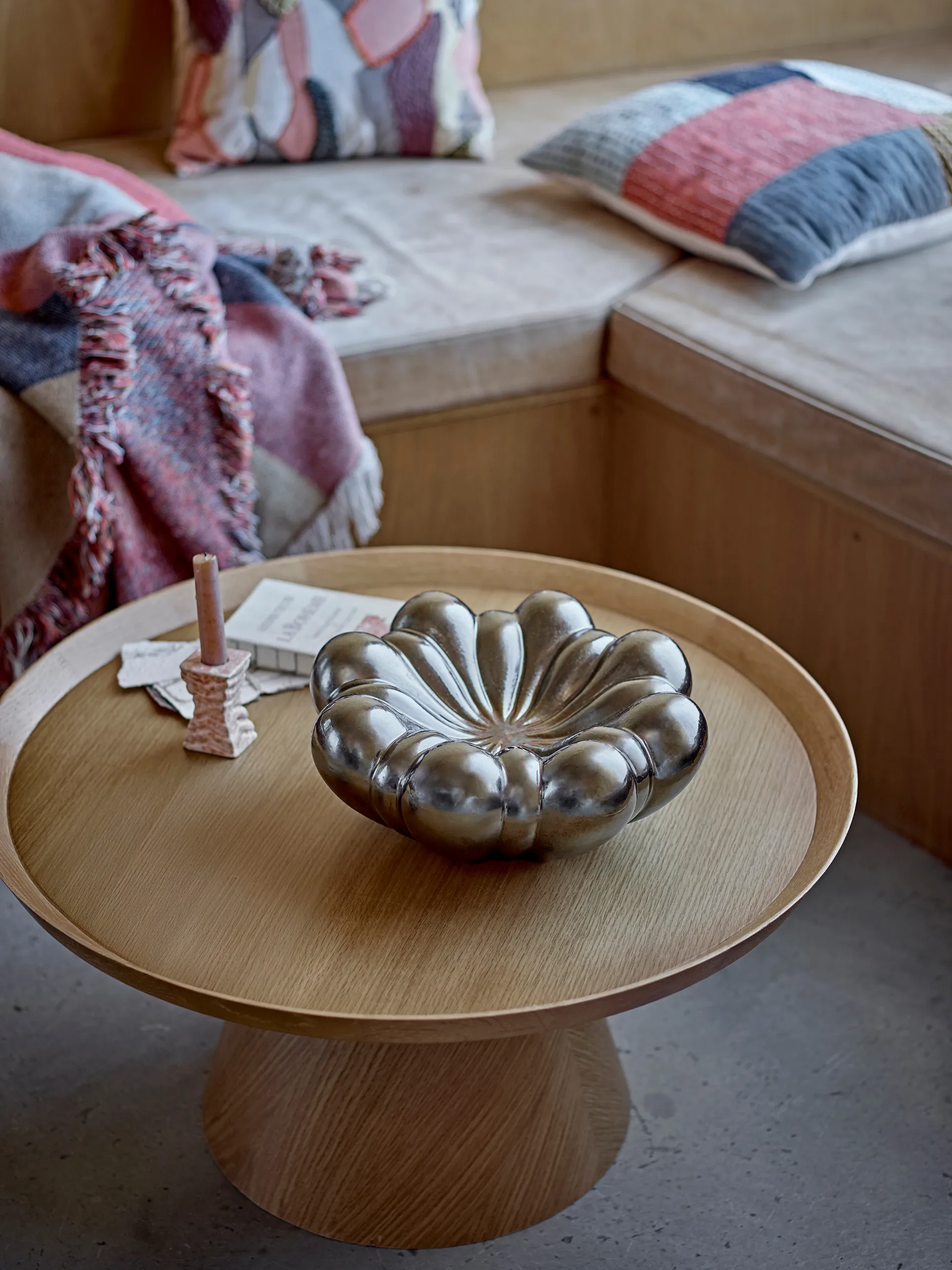 Sheeran Schale Ø31 cm, Silber Bloomingville