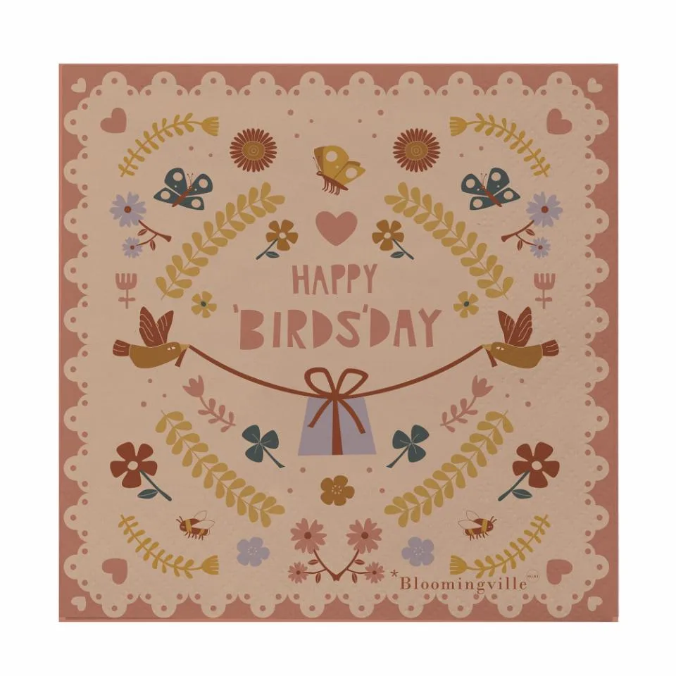 Siffe Servietten 20er-Pack, Braun Bloomingville