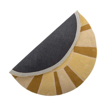 Sun Wollteppich Ø110 cm - Gelb - Bloomingville