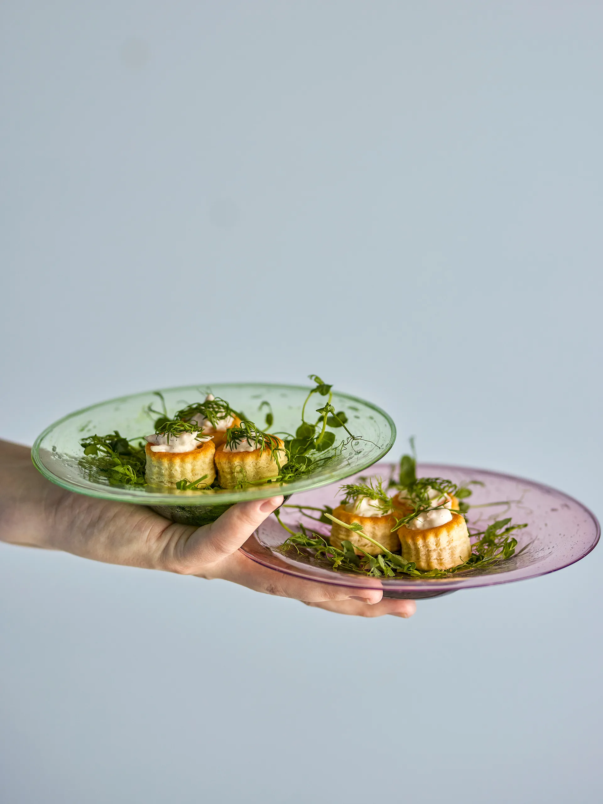 Sunil Dessertteller 2-teilig, Grün Bloomingville