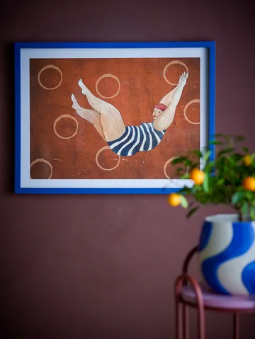 Svela Illustration mit Rahmen 52x47 cm - Braun - Bloomingville