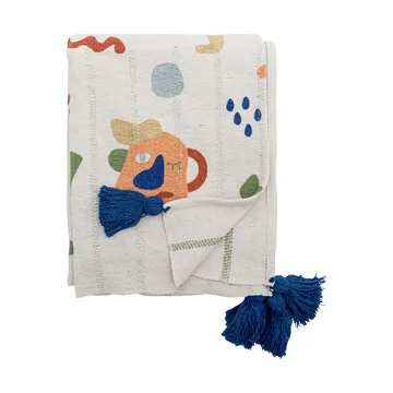 Sylvie Baumwollplaid 160x130 cm - Natur - Bloomingville