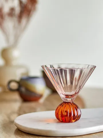 Taurin Cocktailglas 30 cl - Rose - Bloomingville