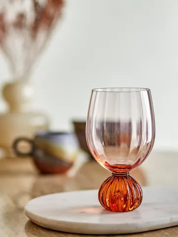Taurin Weinglas 43 cl - Rose - Bloomingville