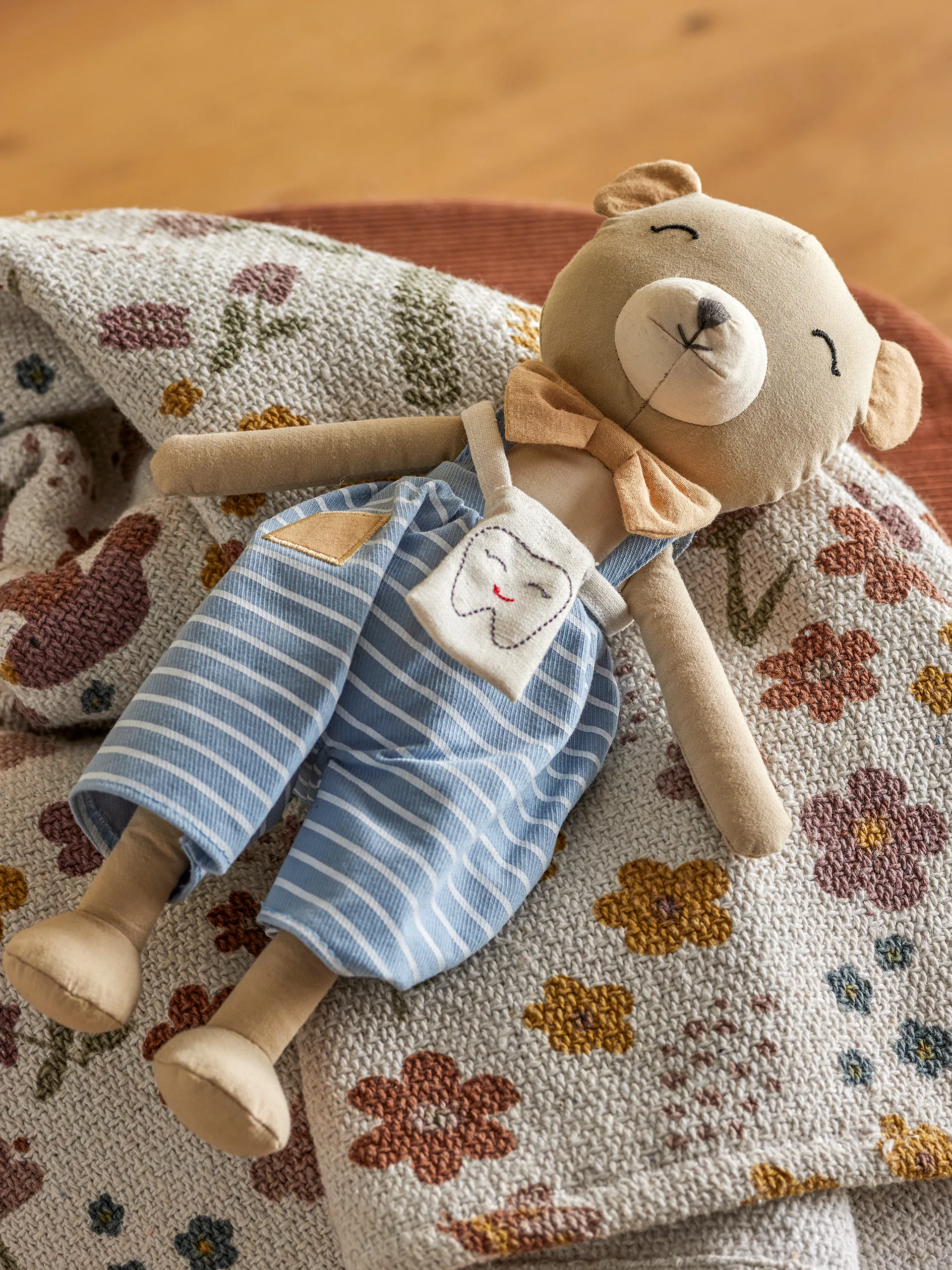 Teddie Tooth Fairy Kuscheltier 30 cm, Blue Bloomingville