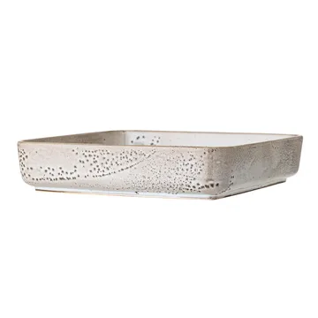 Thea Servierteller Steingut 25 x 25cm - Grau - Bloomingville