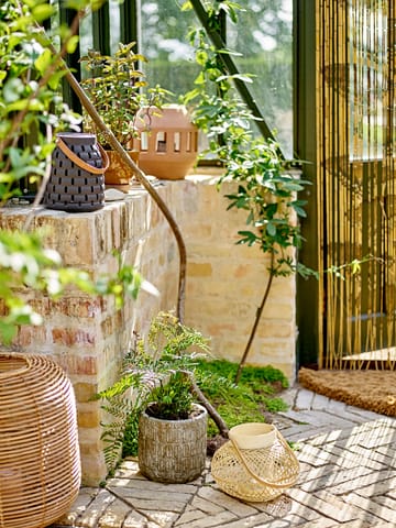 Trellis Solarlaterne 18cm - Schwarz - Bloomingville