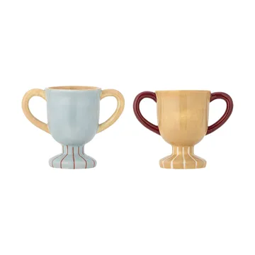 Trophy Tasse 2-teilig - Blau - Bloomingville