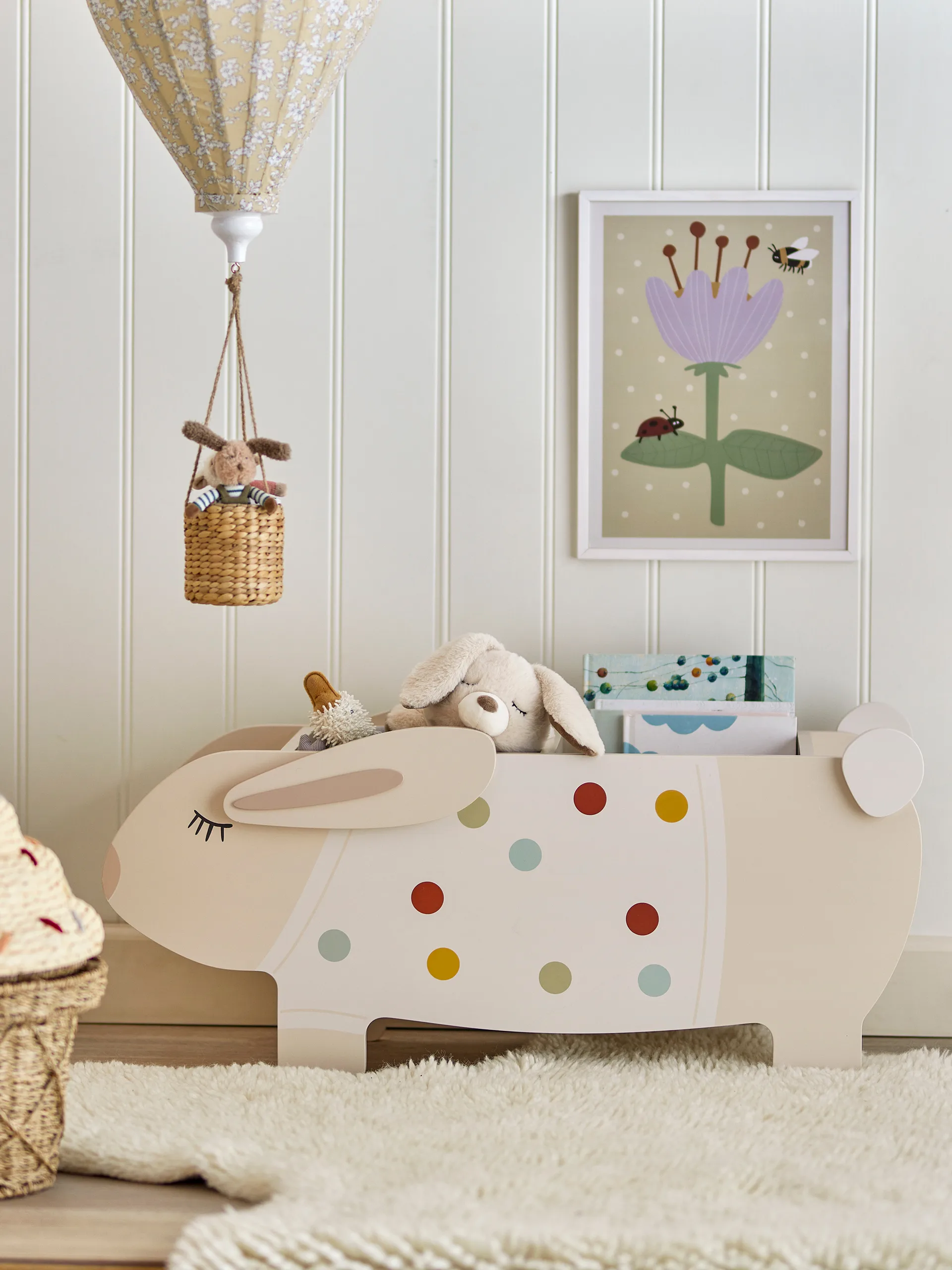 Villja Buchständer 87x38 cm, Weiß Bloomingville