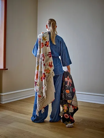 Vivielle Plaid - Multicolor, 160x130 cm - Bloomingville