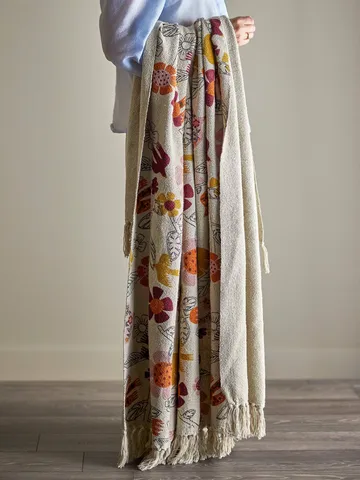 Vivielle Plaid - Multicolor, 160x130 cm - Bloomingville