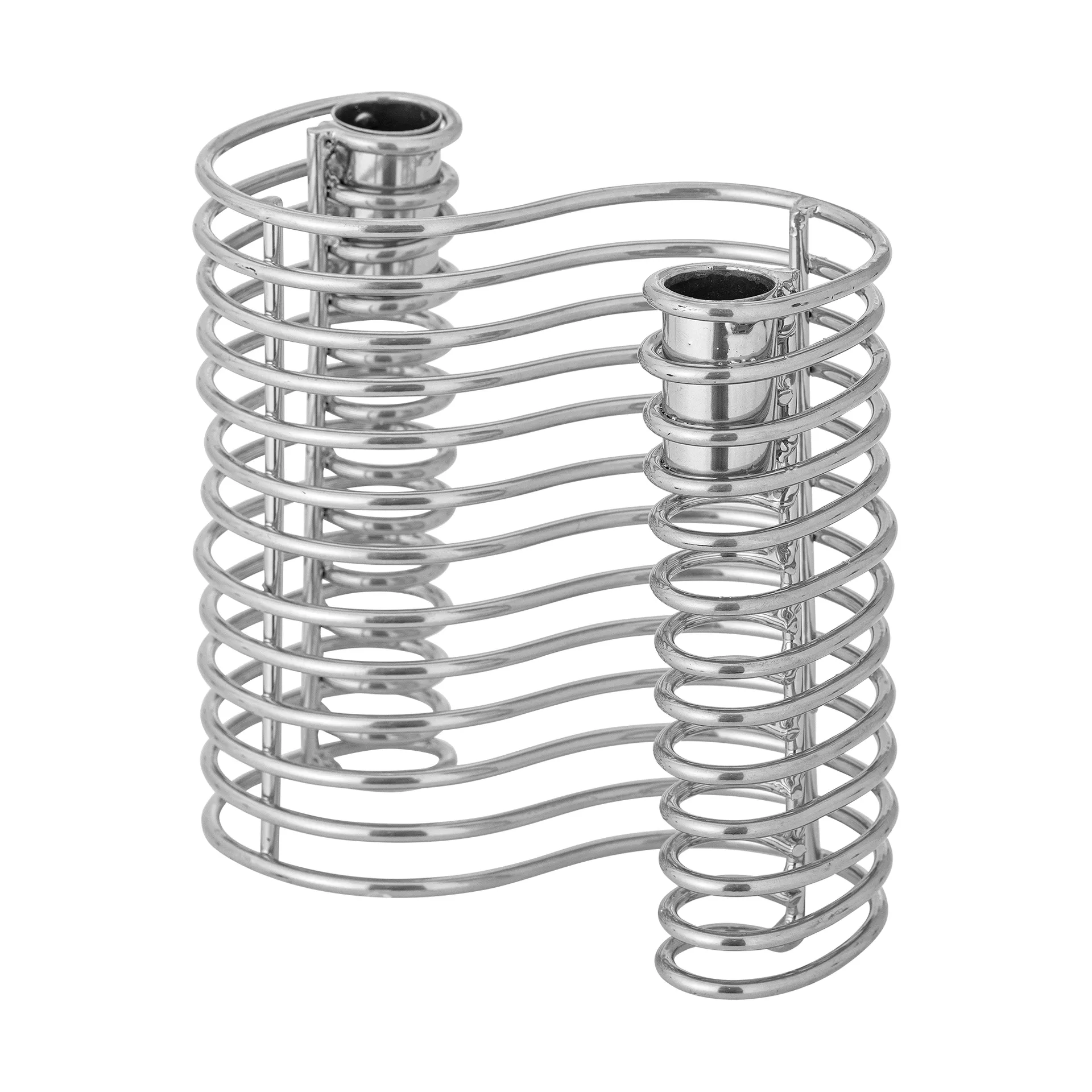 Wavela Kerzenhalter 15,5x14,5 cm, Silber Bloomingville