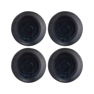 Yoko Teller 24cm 4er Pack - Schwarz - Bloomingville