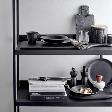 Yoko Teller 27,5cm 4er Pack - Schwarz - Bloomingville