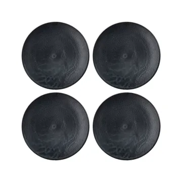 Yoko Teller 27,5cm 4er Pack - Schwarz - Bloomingville