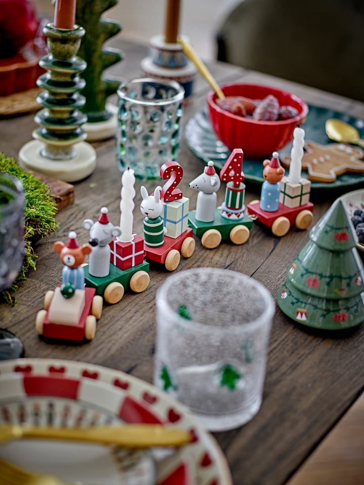 Yule Dekorationsbäume 2-teilig, Beige-grün Bloomingville
