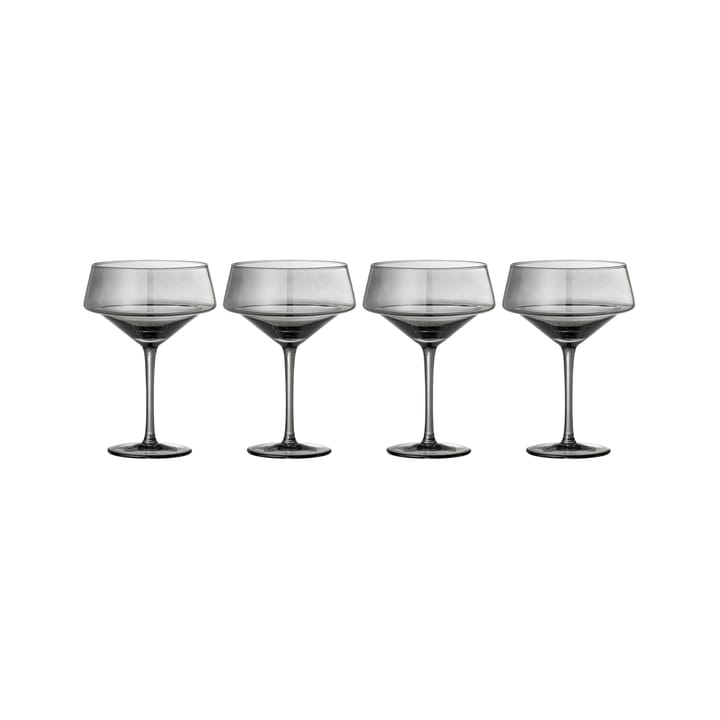 Yvette Cocktailglas 33cl 4er Pack - Grau - Bloomingville