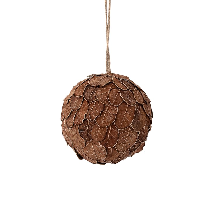 Zada Ornament Eichenblatt Weihnachtskugel, Braun Bloomingville