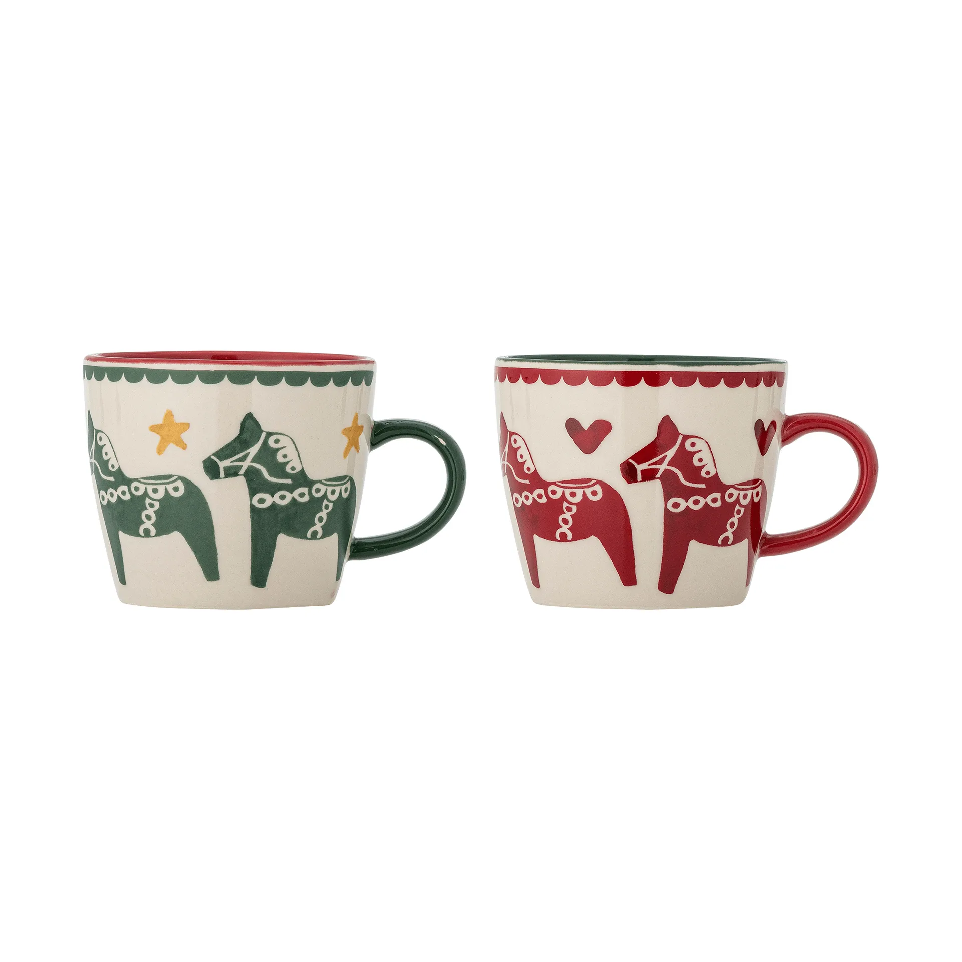 Zahlen Becher, Multi, 2-teilig, 30 cl Bloomingville